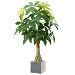 95cm Artificial Monstera Tree Tropical Fake Palm Plant for Home, Garden & Outdoor Decor - Image 2