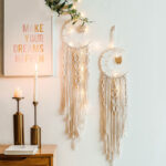 Woven Tapestry Star Moon Decoration Dreamcatcher Hanging Lamp Bedroom Wall Hanging - Image 7